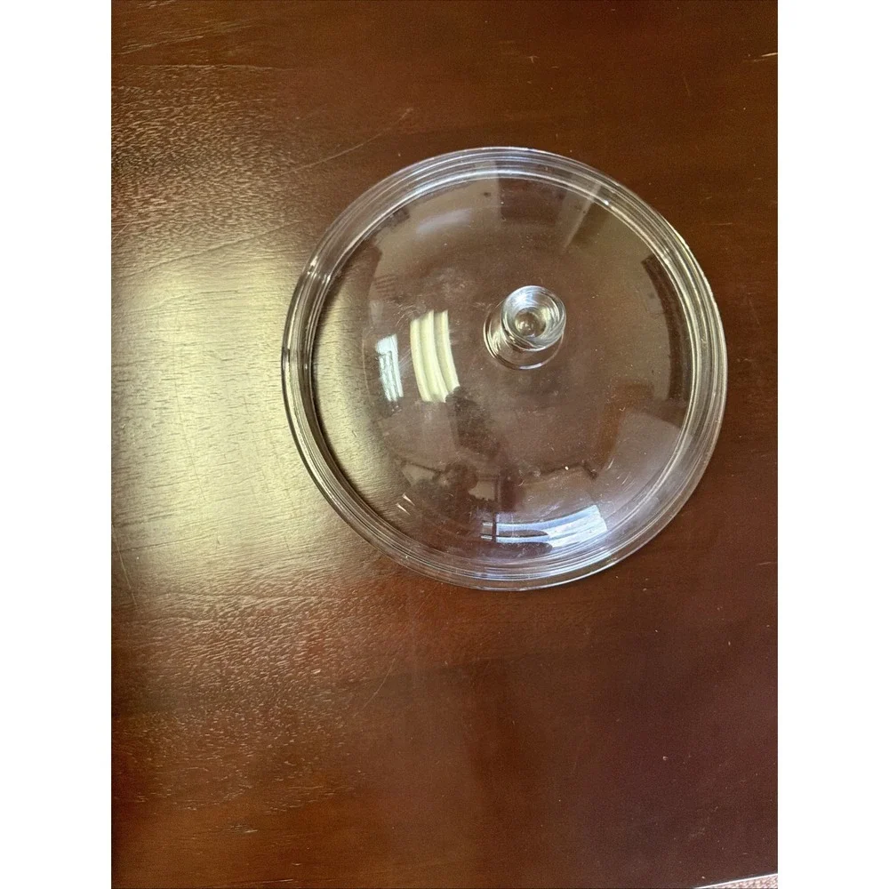 Clear Round Casserole Replacement Lid Domed 3